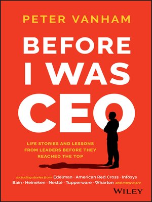 cover image of Before I Was CEO